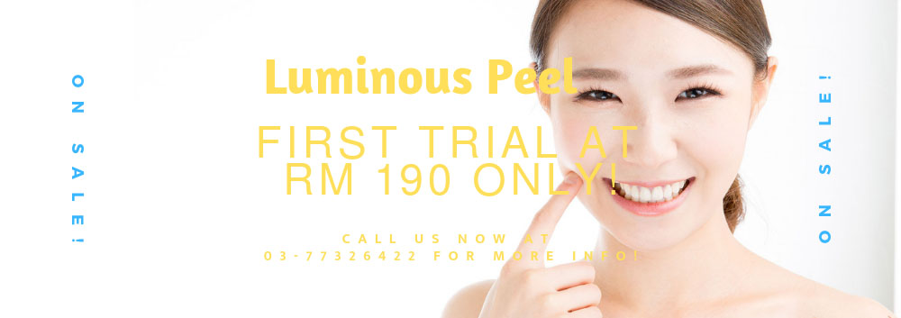 Special promotion for Luminous Peel